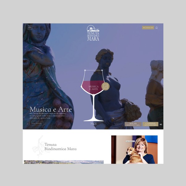 Sito Web Tenuta Biodinamica Mara